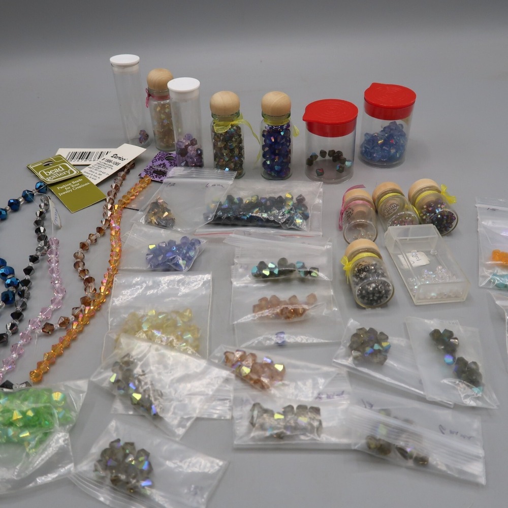 3-5mm Lot of Bead Gallery Darice Jewlery Bead Craft Crystal Round